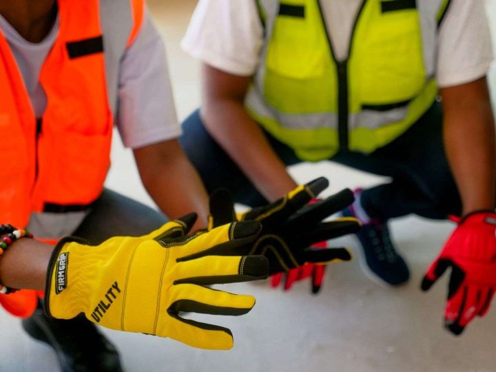 Close-Up Photo of Person with Protective Gloves